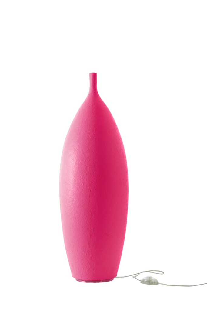 Floor Lamp Tank 2 In-Es Artdesign Collection Luna Color Magenta Size 92 Cm Diam. 29 Cm